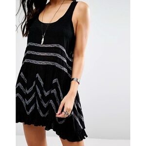Free People Intimately Tiny Dot Printed Trapeze Slip Dress